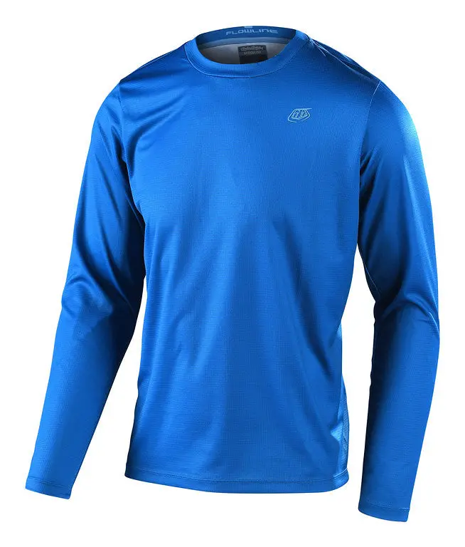 Troy Lee Designs Flowline Long Sleeve Mtb Jersey - Slate Blue 1