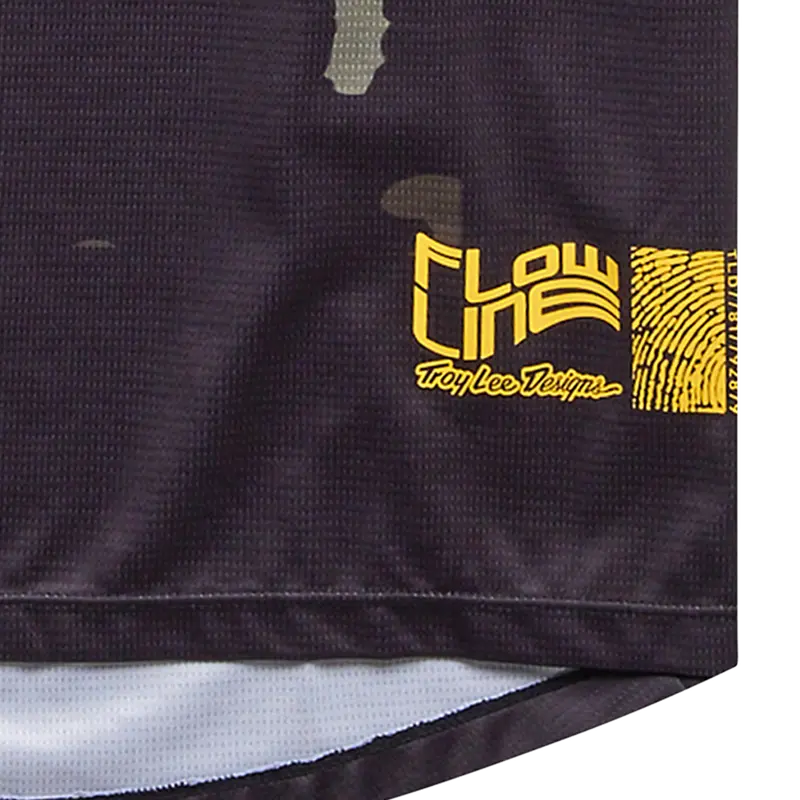 Troy Lee Designs Flowline Long Sleeve Mtb Jersey - Youth - Confined - Black 2