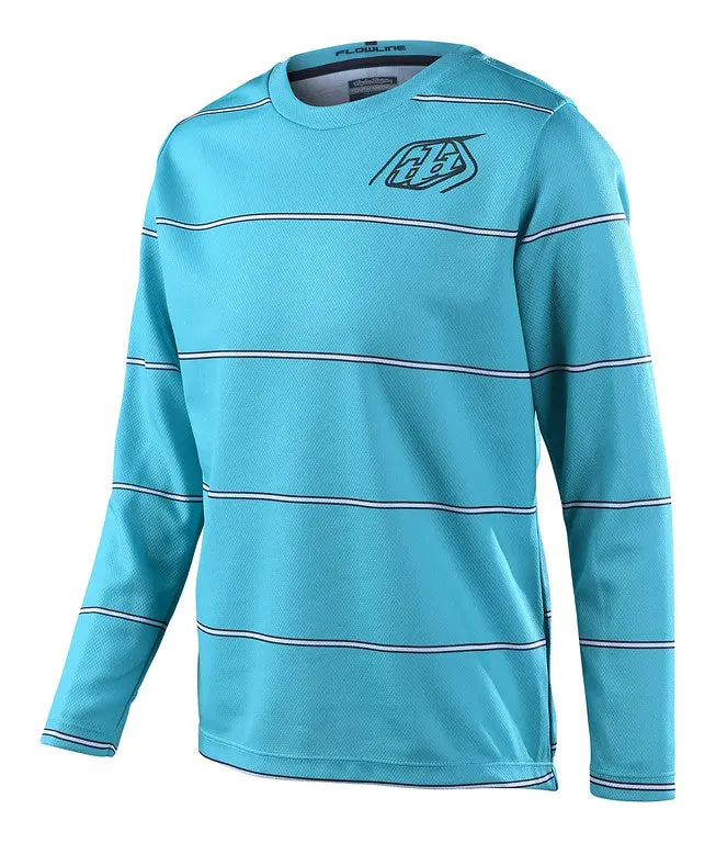 Troy Lee Designs Flowline Long Sleeve Mtb Jersey - Youth - Revert - Ivy 1