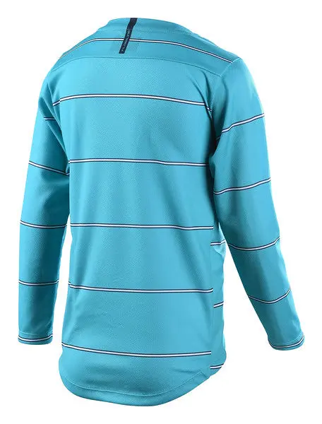 Troy Lee Designs Flowline Long Sleeve Mtb Jersey - Youth - Revert - Ivy 2