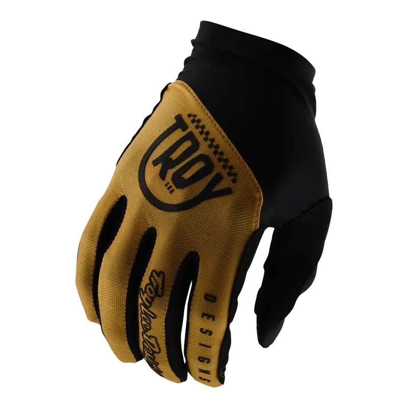 Troy Lee Designs Flowline Mtb Glove - Eyez - Gold 1