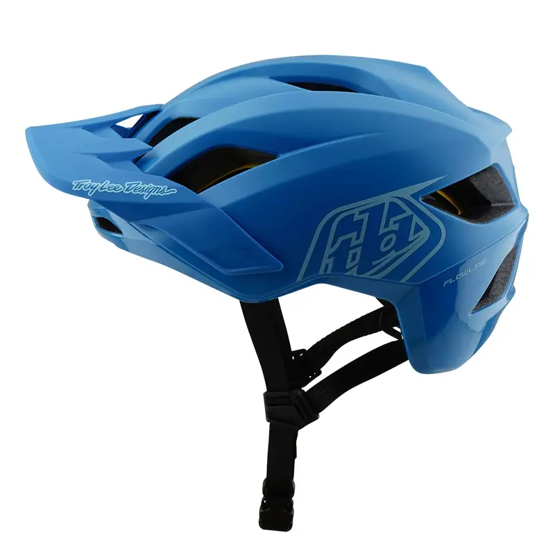 Troy Lee Designs Flowline Mtb Helmet - Point - Cobalt-Blue 1