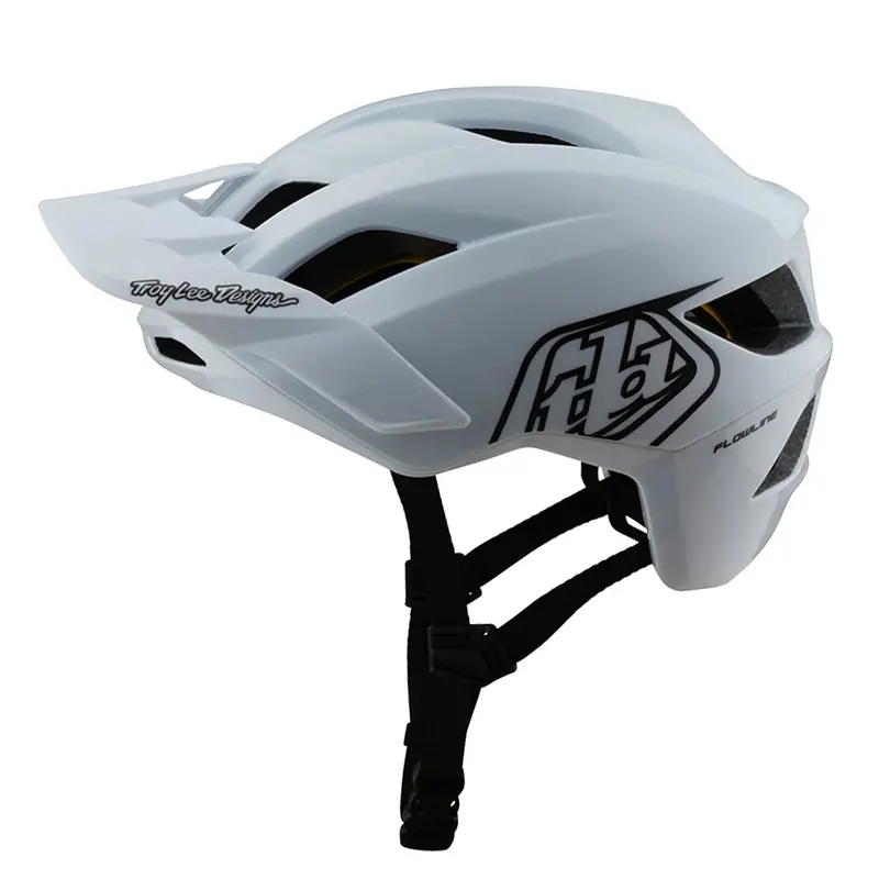 Troy Lee Designs Flowline Mtb Helmet - Point - White-Black 1