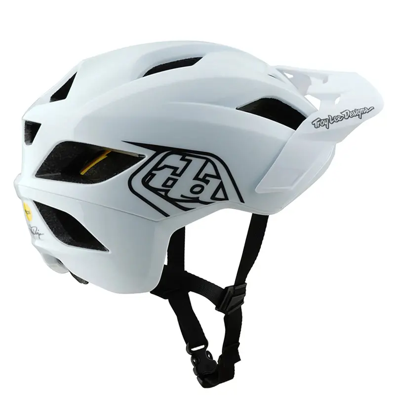 Troy Lee Designs Flowline Mtb Helmet - Point - White-Black 2