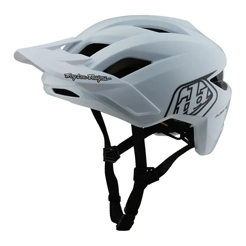 Troy Lee Designs Flowline Mtb Helmet - Point - White-Black 3