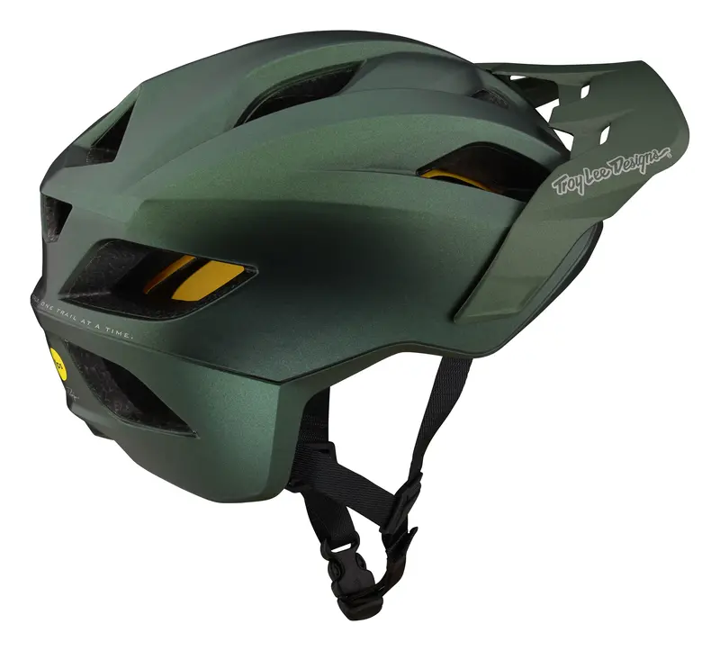 Troy Lee Designs Flowline Mtb Helmet With Mips - Orbit - Forest Green - 2023 3