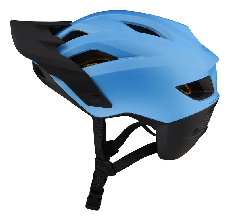 Troy Lee Designs Flowline Mtb Helmet With Mips - Orbit - Oasis Blue-Black 2