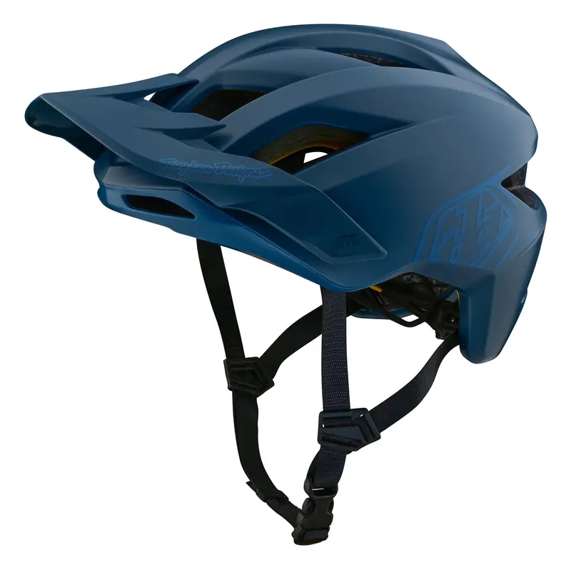 Troy Lee Designs Flowline Mtb Helmet With Mips - Youth - Point - Dark Indigo 1