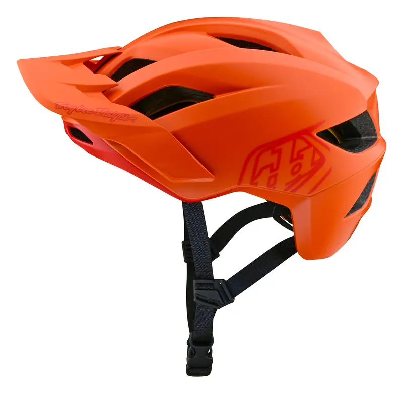 Troy Lee Designs Flowline Mtb Helmet With Mips - Youth - Point - Mandarin 2