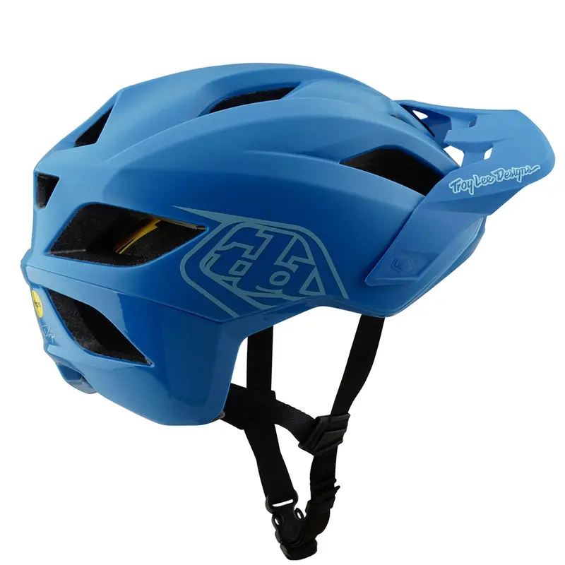 Troy Lee Designs Flowline Mtb Helmet - Youth - Point - Cobalt-Blue 2