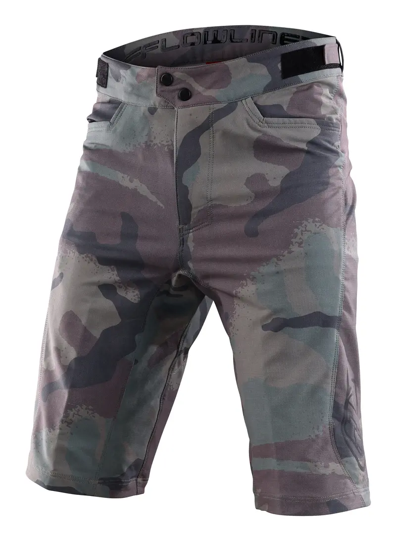 Troy Lee Designs Flowline Mtb Short Shell - Camo - Woodland 1