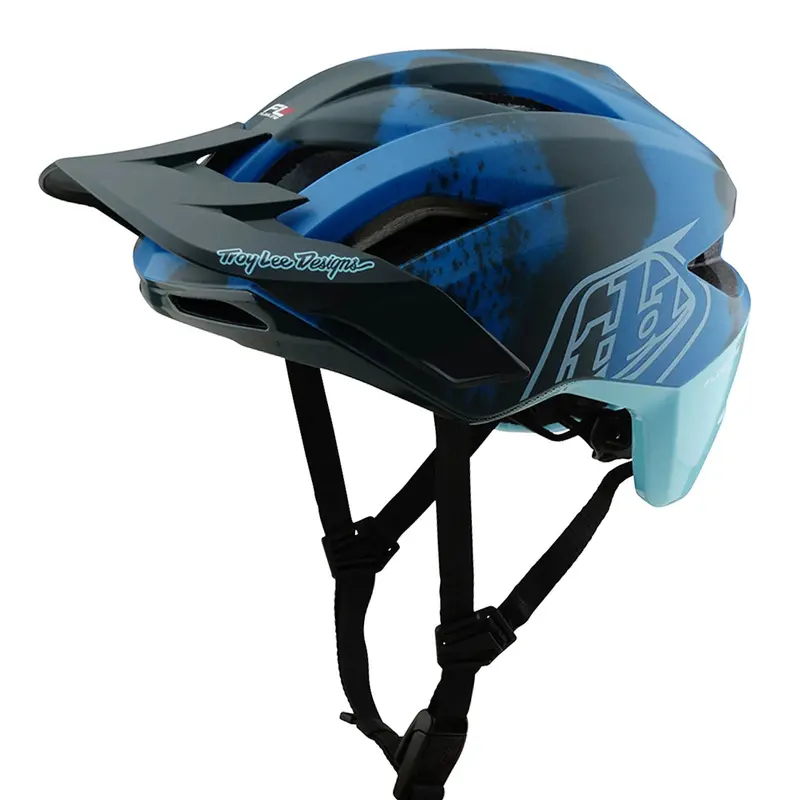 Troy Lee Designs Flowline Se Mtb Helmet - Badge - Camo Blue 3