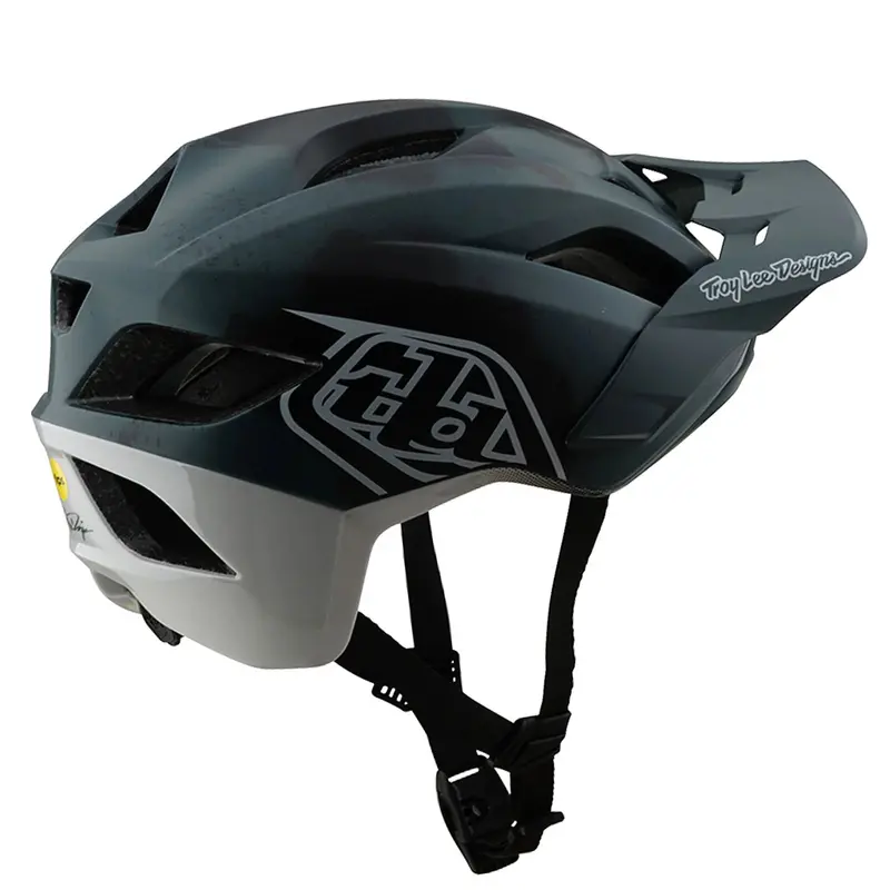 Troy Lee Designs Flowline Se Mtb Helmet - Badge - Camo Gray 2