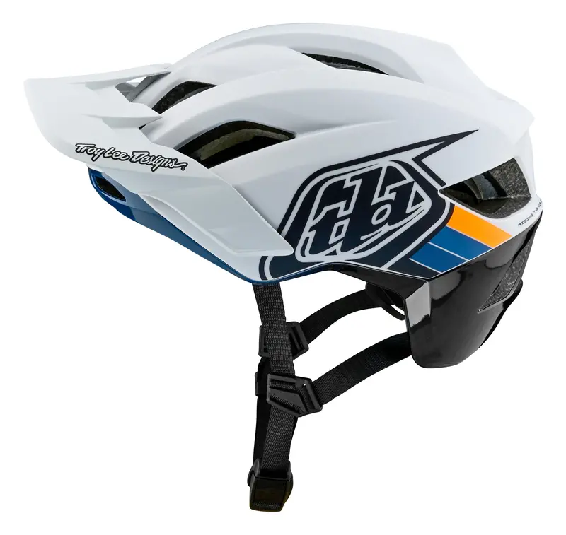 Troy Lee Designs Flowline Se Mtb Helmet - Badge - Light Gray-Charcoal 2