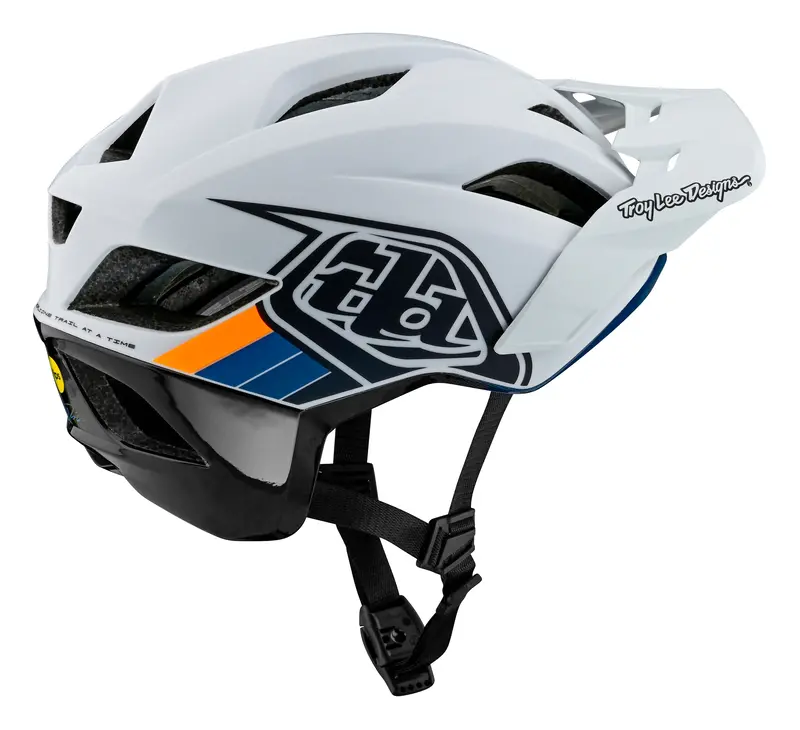 Troy Lee Designs Flowline Se Mtb Helmet - Badge - Light Gray-Charcoal 3