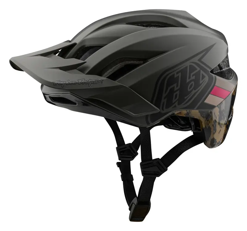 Troy Lee Designs Flowline Se Mtb Helmet - Badge - Tarmac-Oak 1