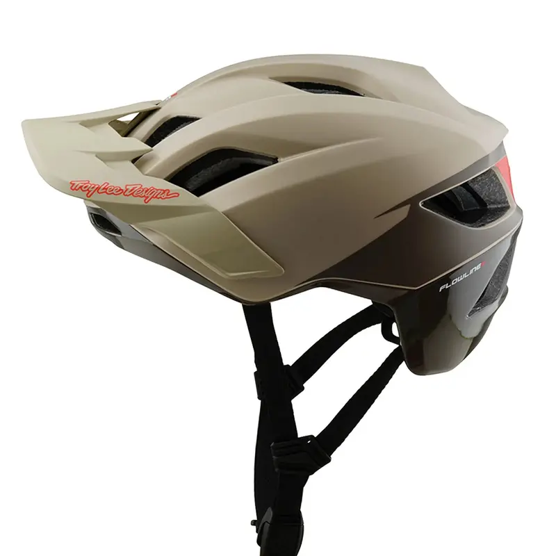Troy Lee Designs Flowline Se Mtb Helmet - Trooper - Titanium 1