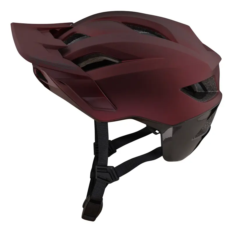 Troy Lee Designs Flowline Se Mtb Helmet With Mips - Radian - Burgundy-Charcoal - 2023 2