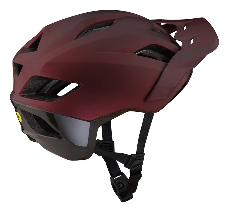 Troy Lee Designs Flowline Se Mtb Helmet With Mips - Radian - Burgundy-Charcoal - 2023 3