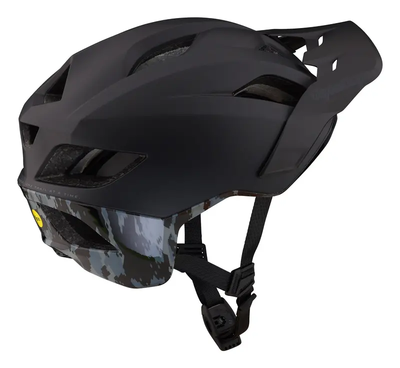 Troy Lee Designs Flowline Se Mtb Helmet With Mips - Radian Camo - Black-Gray 3