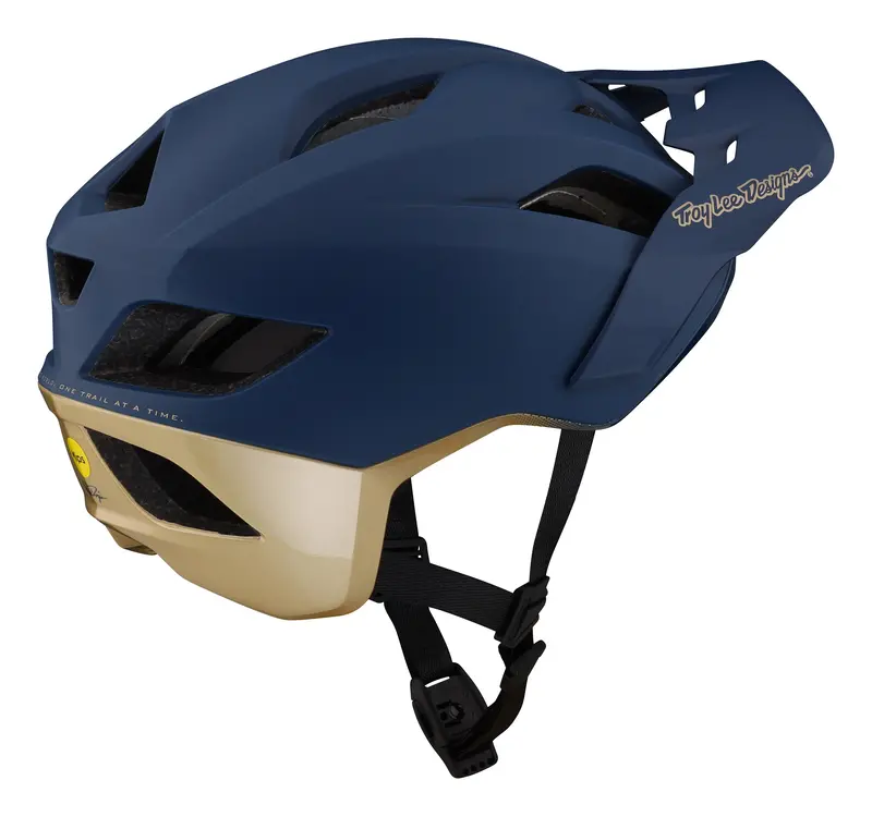 Troy Lee Designs Flowline Se Mtb Helmet With Mips - Radian - Navy-Titanium 3