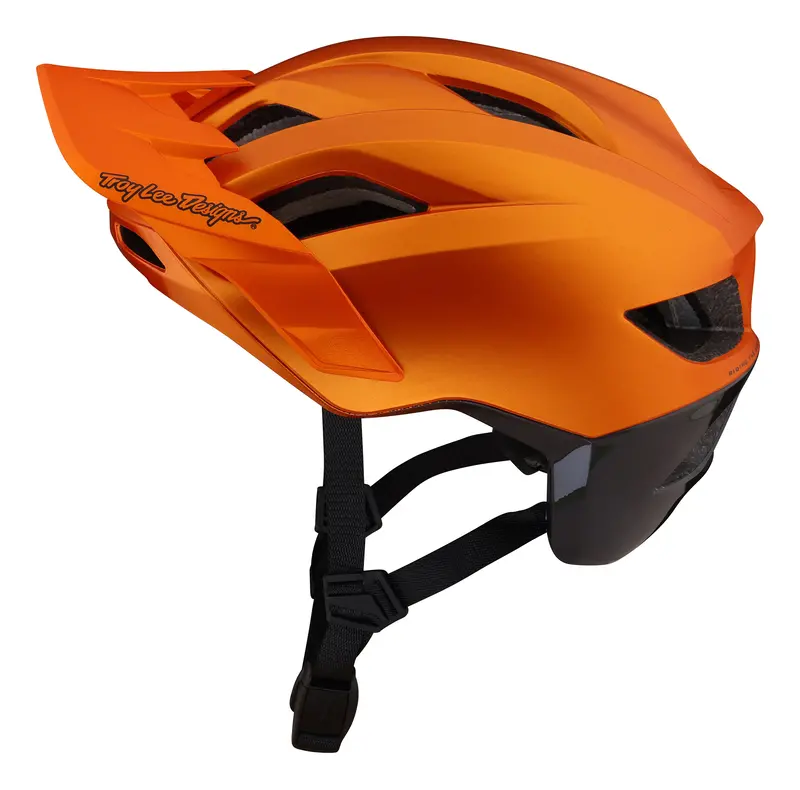 Troy Lee Designs Flowline Se Mtb Helmet With Mips - Radian - Orange-Dark Gray - 2023 2