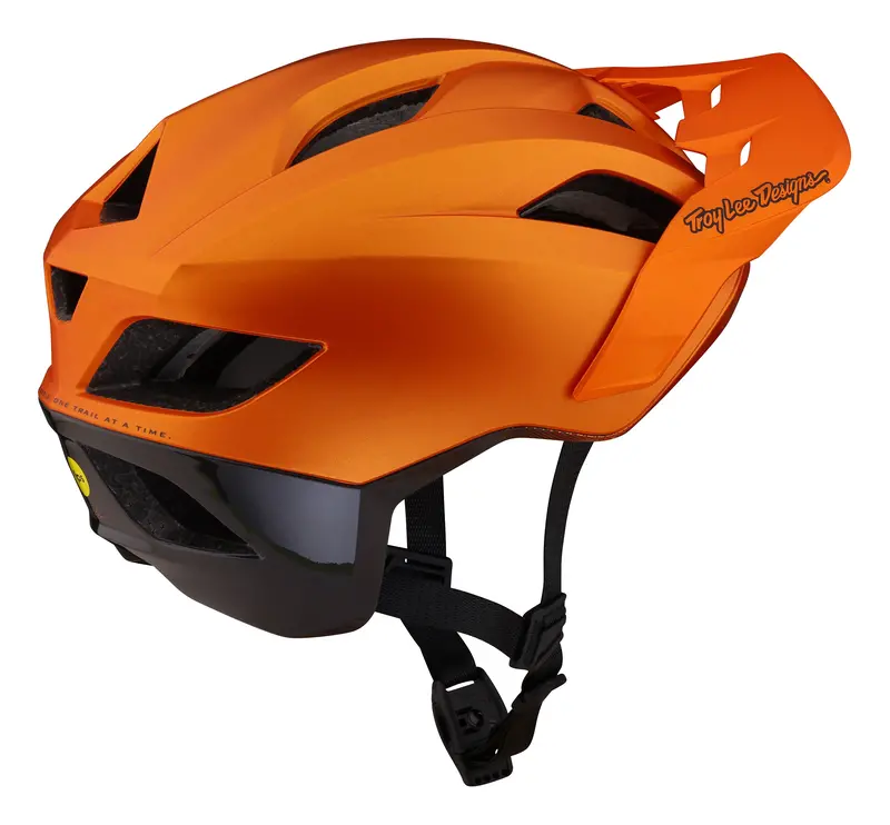 Troy Lee Designs Flowline Se Mtb Helmet With Mips - Radian - Orange-Dark Gray - 2023 3
