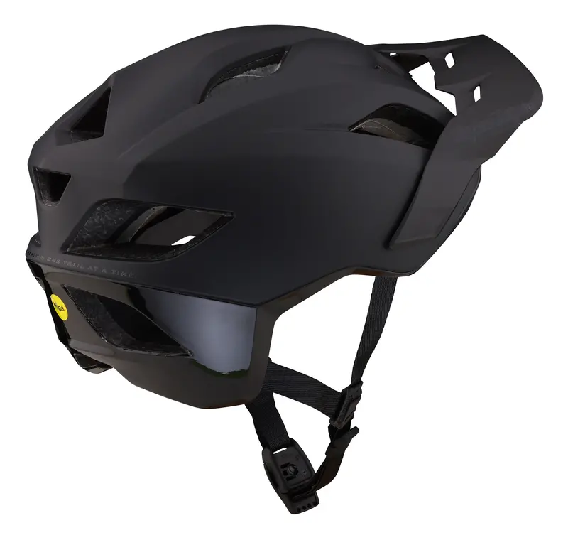 Troy Lee Designs Flowline Se Mtb Helmet With Mips - Stealth - Black 3
