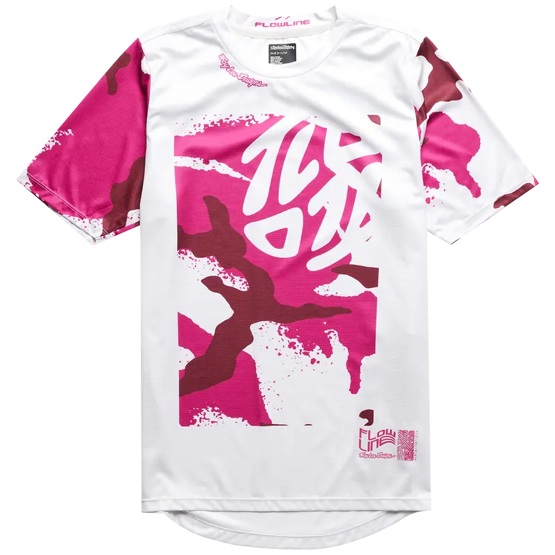 Troy Lee Designs Flowline Short Sleeve Mtb Jersey - Confined - Mist 1
