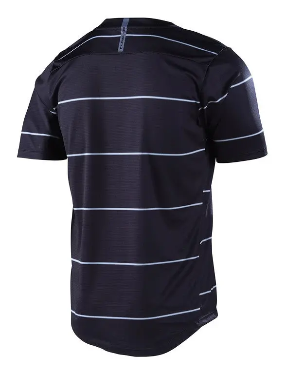 Troy Lee Designs Flowline Short Sleeve Mtb Jersey - Revert - Black 2