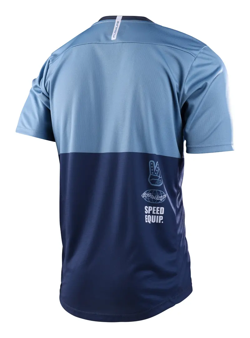 Troy Lee Designs Flowline Short Sleeve Mtb Jersey - Scripter - Windward - 2023 2