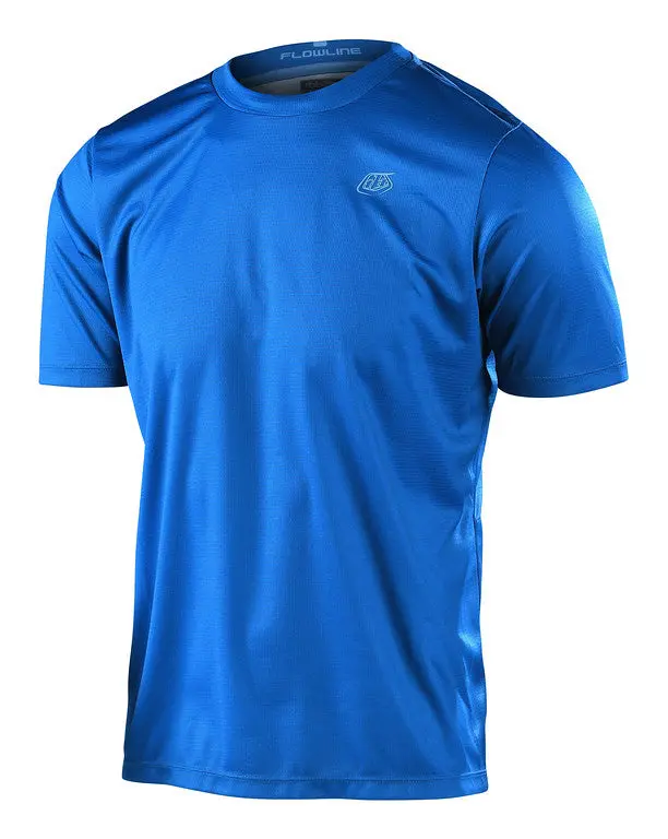 Troy Lee Designs Flowline Short Sleeve Mtb Jersey - Slate Blue 1