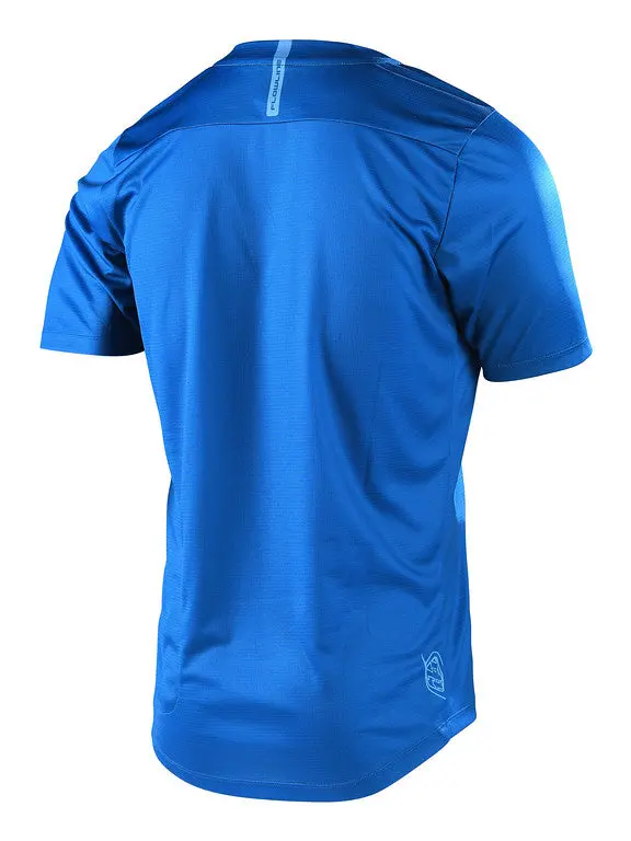 Troy Lee Designs Flowline Short Sleeve Mtb Jersey - Slate Blue 2