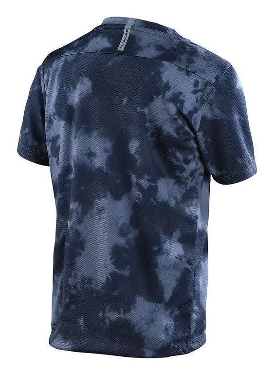 Troy Lee Designs Flowline Short Sleeve Mtb Jersey - Youth - Plot - Charcoal 2