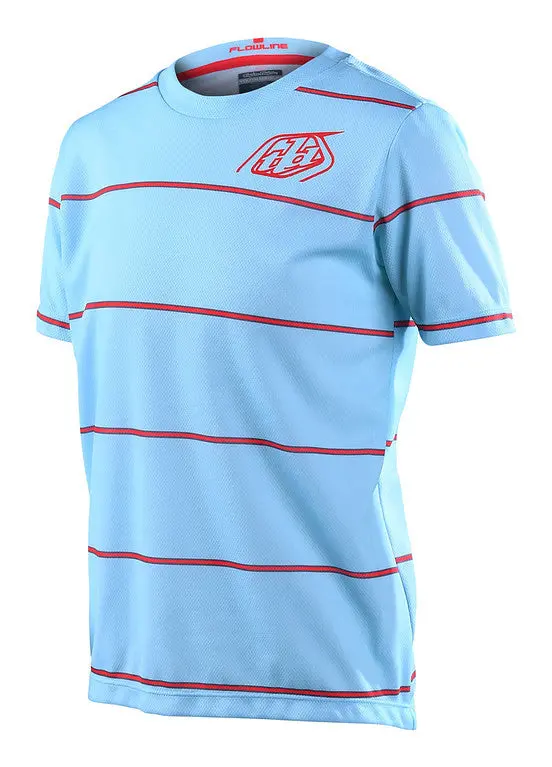 Troy Lee Designs Flowline Short Sleeve Mtb Jersey - Youth - Revert - Water 1