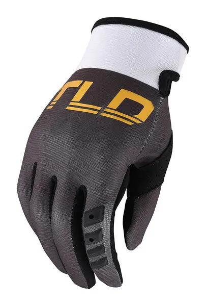Troy Lee Designs Gp Mtb Glove - Womens - Gray-Gold 1