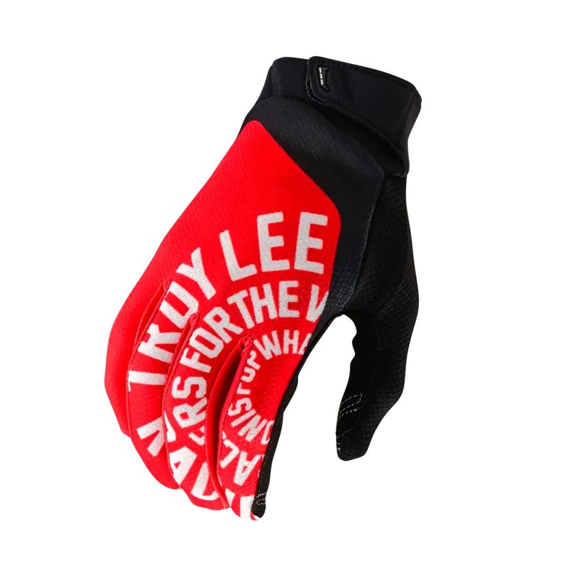 Troy Lee Designs Gp Pro Mtb Glove - Carlsbad 97 - Red 1