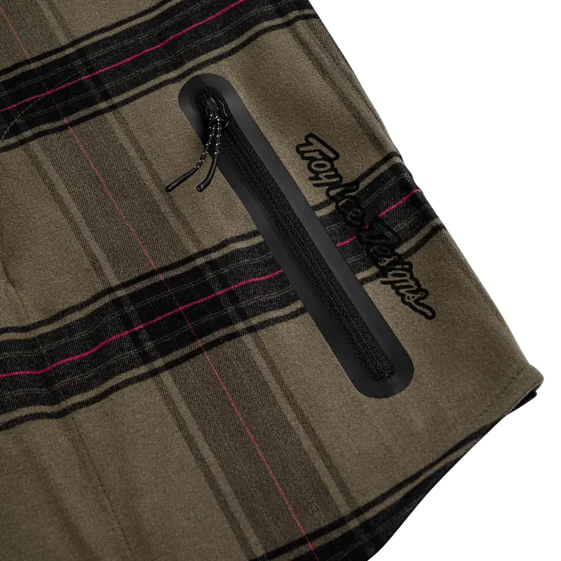 Troy Lee Designs Grind Flannel Shirt - Yd Plaid - Dark Pine 4