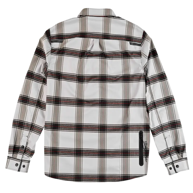 Troy Lee Designs Grind Flannel Shirt - Yd Plaid - Mist 2