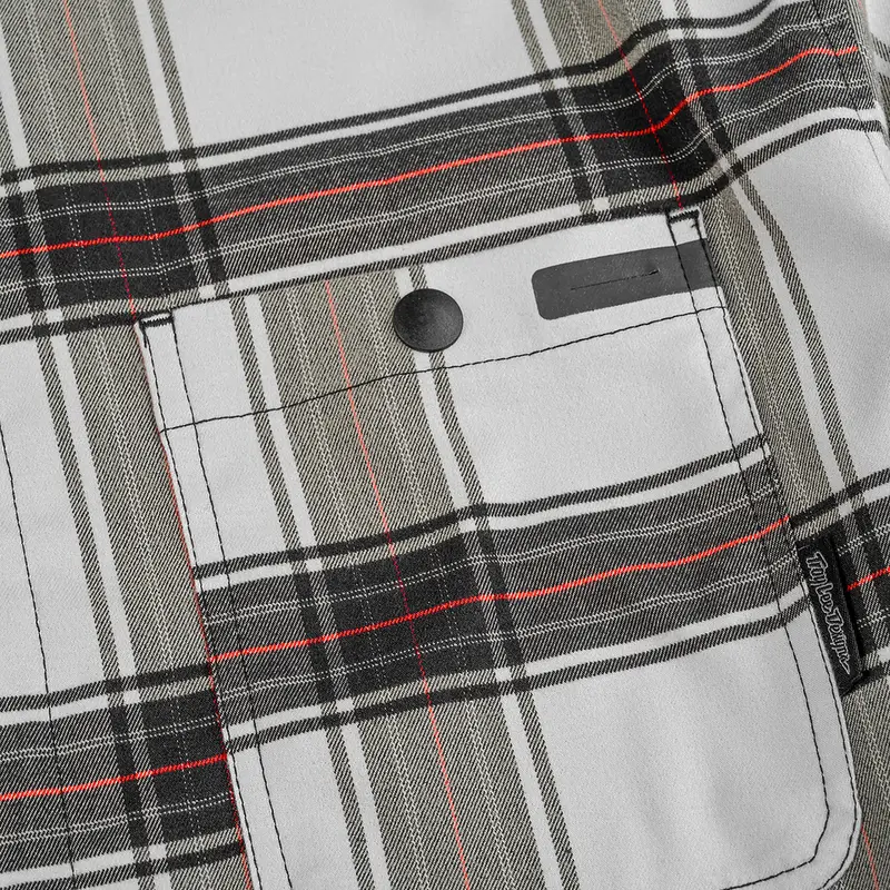 Troy Lee Designs Grind Flannel Shirt - Yd Plaid - Mist 3