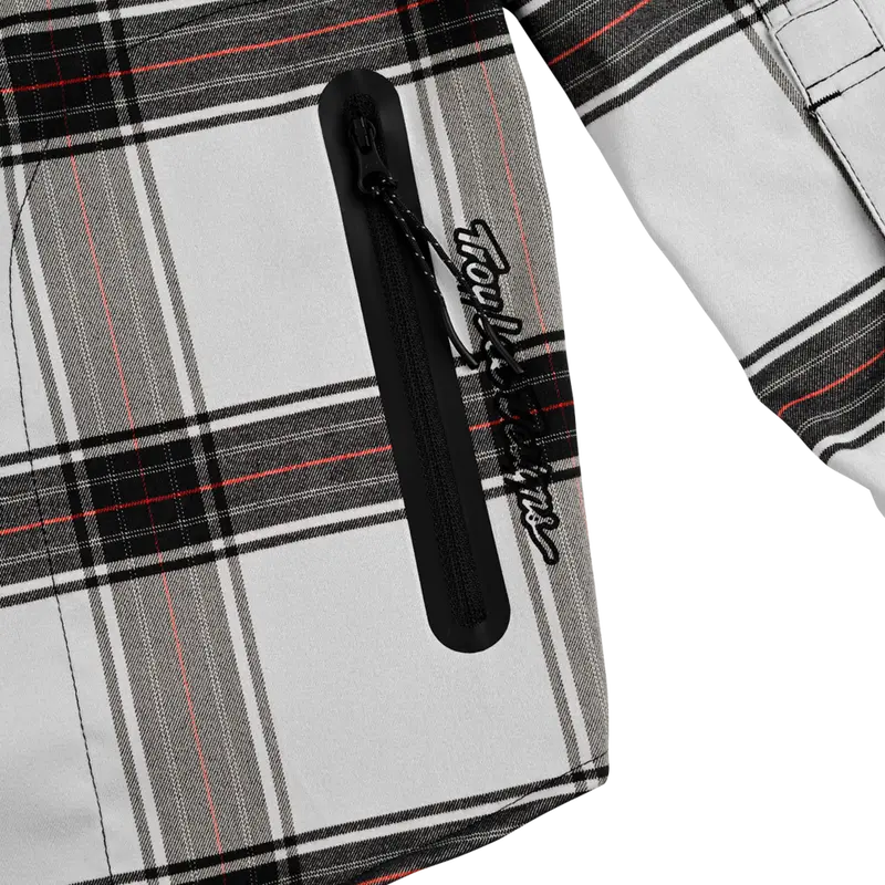 Troy Lee Designs Grind Flannel Shirt - Yd Plaid - Mist 4