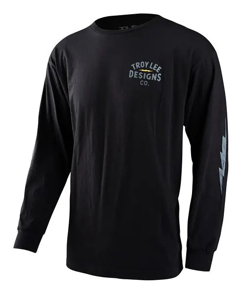 Troy Lee Designs Lightning Long Sleeve Tee - Black 1