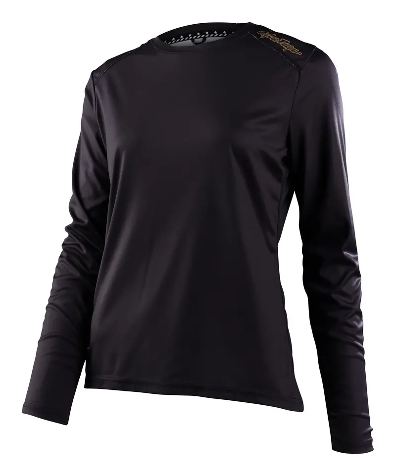 Troy Lee Designs Lilium Long Sleeve Mtb Jersey - Womens - Black - 2023 1