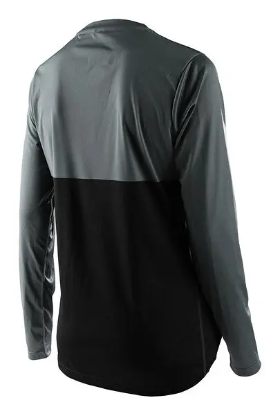 Troy Lee Designs Lilium Long Sleeve Mtb Jersey - Womens - Block - Green-Black 2