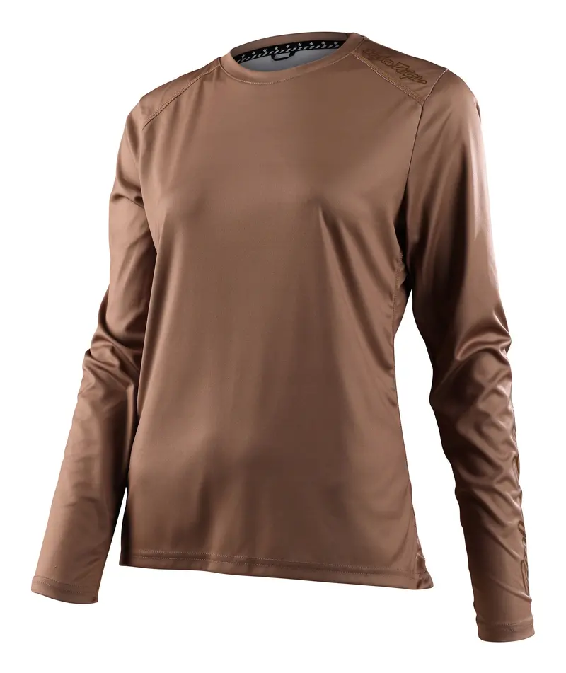 Troy Lee Designs Lilium Long Sleeve Mtb Jersey - Womens - Coffee 1