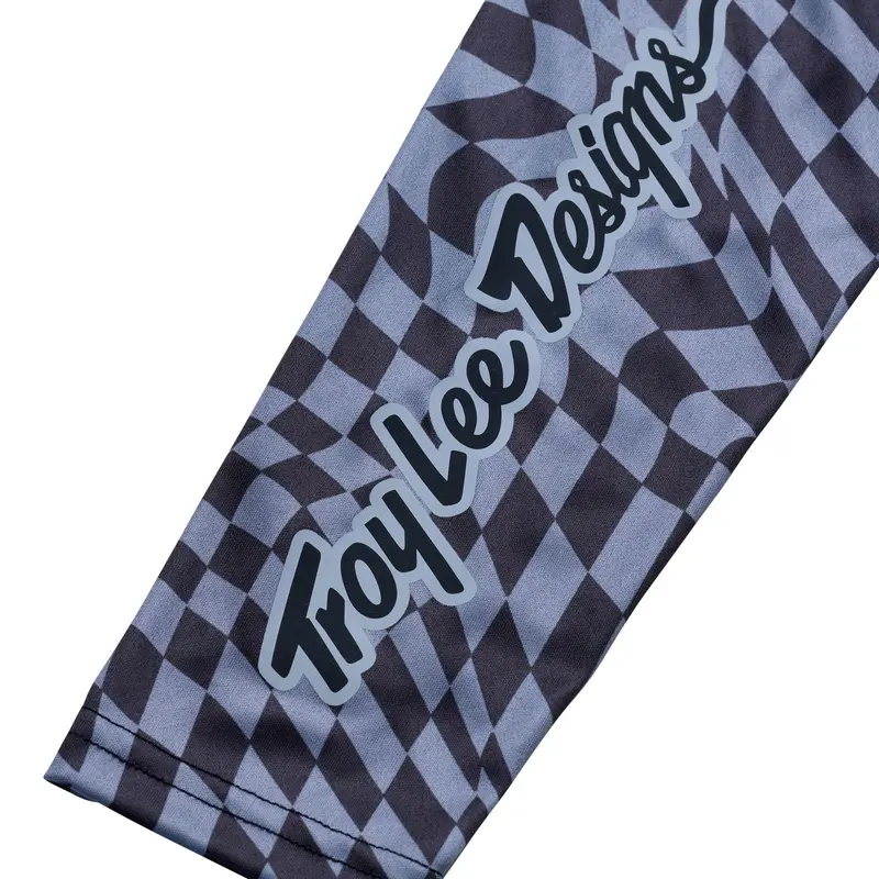 Troy Lee Designs Lilium Long Sleeve Mtb Jersey - Womens - Twisted Checkers - Black-Gray 4