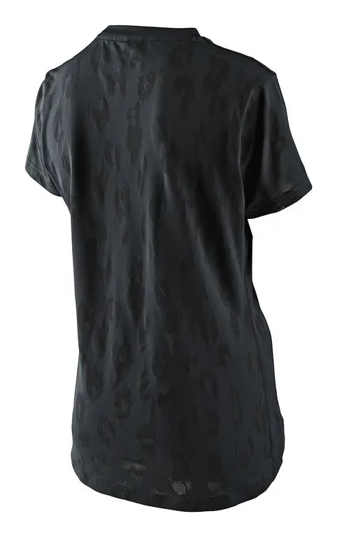 Troy Lee Designs Lilium Short Sleeve Mtb Jersey - Womens - Jacquard - Black 2