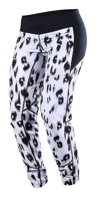 Troy Lee Designs Luxe Pant - Womens - Wild Cat - White 1
