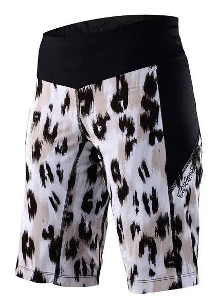 Troy Lee Designs Luxe Short - Shell - Womens - Wild Cat - White - 2023 1