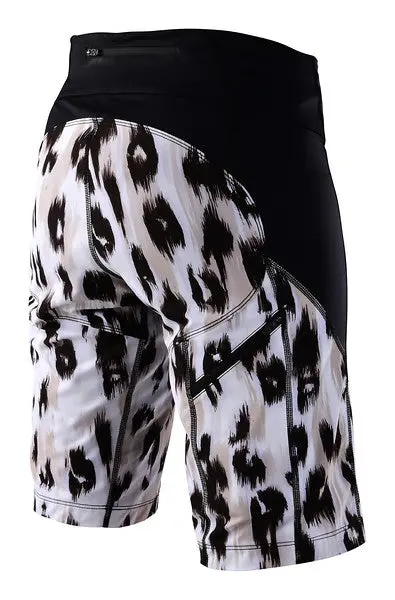 Troy Lee Designs Luxe Short - Shell - Womens - Wild Cat - White - 2023 2